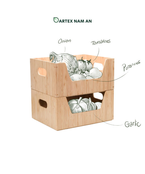 Wholesale Storage Containers made from bamboo for food, vegetables, clothes and general home, office and kitchen organization. Ideal for minimalist and modern interiors. We welcome bulk orders, OEM/ODM collaborations and private label projects for retailers, wholesalers, sourcing agents and HORECA buyers.