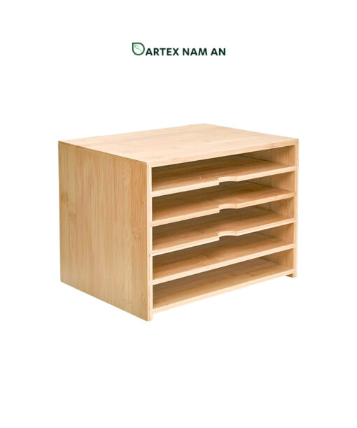 Wholesale Storage Box made from Bamboo, Workstation Organizer for Desk, Magazines and Documents in Office