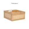 Optimize shipping volume and storage footprint with our low-profile Wholesale Storage Basket. Features a flat-pack knock-down design, premium herringbone woven bamboo panels, and dual handles. Ideal for drawer organization, HORECA amenities, office storage, and retail shelves. Bulk ready.