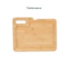 Elevate food safety with our Wholesale Cutting Board made from 100% natural bamboo. Featuring an index tab design for cross-contamination prevention, a perimeter juice groove, and an integrated handle. Perfect for HORECA, retail, and modern office pantries. Sustainable, durable, and bulk-ready.