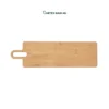 Boost table efficiency with our elongated natural bamboo Wholesale Serving Tray. Featuring a crisp geometric rectangle profile and a sturdy paddle handle. Perfect for space-saving food service in HORECA, corporate pantries, and modern retail collections. Durable, eco-friendly, and ready for bulk orders.