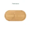 Expand your inventory with our individual-sized Wholesale Serving Tray crafted from 100% natural bamboo. Features a smart mug holder and pastry section. Perfect for cafes, hotels, office breakrooms, and retail. Fits Japandi, Scandinavian, and Minimalist interior styles. Contact for bulk pricing.