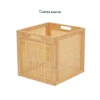 Maximize container space and retail margins with our cube-shaped Wholesale Storage Basket. Crafted from sustainable natural bamboo with breathable woven panels and dual handles. Flat-pack knock-down design ensures ultra-low shipping costs. Perfect for HORECA, offices, and modular shelving units. Bulk ready.