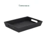 Wholesale Serving Tray in Black with Integrated Handles for HORECA, Office, and Home