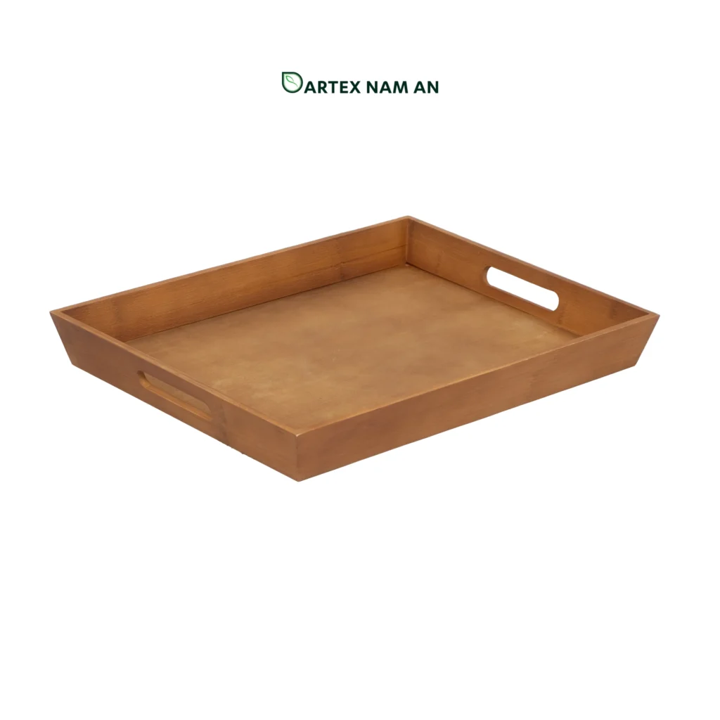 Wholesale Serving Tray made from Bamboo with Handles for HORECA, Corporate Office, and Retail