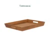 Wholesale Serving Tray made from Bamboo with Handles for HORECA, Corporate Office, and Retail