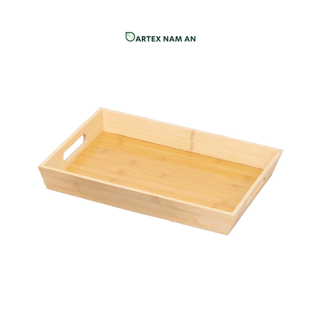 Bamboo Wholesale Serving Tray with Handles for Home, HORECA, Corporate Office, and Retail