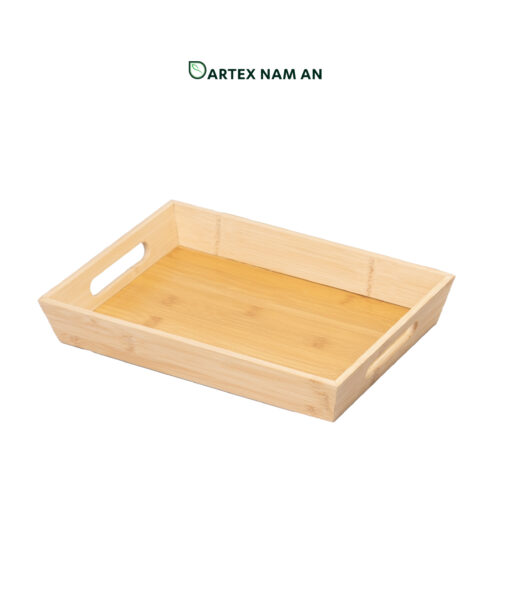 Bamboo Wholesale Serving Tray with Handles for Home, HORECA, Corporate Office, and Retail