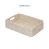 Optimize your organizational inventory with our premium shallow rectangular Wholesale Rattan Basket. Features an elegant whitewashed finish, integrated side handles, and a smooth, solid bamboo base insert. Ideal for HORECA table service, corporate desk sorting, and minimalist home retail displays. Bulk sourcing ready.
