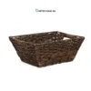 Maximize organizational style with our tapered Wholesale Storage Basket. Handwoven from dark brown seagrass and water hyacinth. Perfect for HORECA room amenities, modern office shelves, and lifestyle retail. Nested design reduces shipping volumes. Bulk ready.