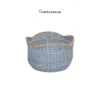Expand your collection with our premium Wholesale Rattan Planter set of 3 nesting baskets. Featuring a distinctive slate blue dyed finish and an organic scalloped natural rim. Perfect for indoor gardens, boutique hotel lobbies, contemporary offices, and lifestyle retail. Durable, stackable, and bulk-ready.