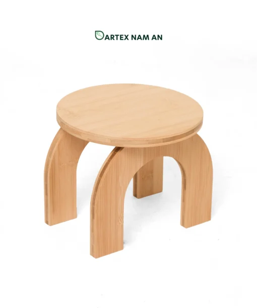 Elevate your inventory with our premium Wholesale Plant Stand crafted from 100% natural bamboo. Features a modern round top and unique contemporary arched legs. Ideal for Japandi, Scandinavian, and Minimalist interior styling. Durable, sustainable, and perfect for commercial or residential sourcing.