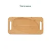 Wholesale Serving Tray Natural Bamboo with Dual Handles and Oval Recess for HORECA, Home, and Retail