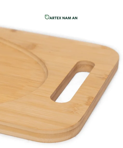 Wholesale Serving Tray Natural Bamboo with Dual Handles and Oval Recess for HORECA, Home, and Retail