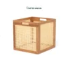 Streamline bulk freight margins with our knock-down Wholesale Storage Basket. Crafted from sustainable natural bamboo, this collapsible organizer crate is engineered for HORECA utility, office organization, and minimalist home retail shelves. Flat-pack design ensures low-cost transport. Bulk ready.