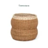 Elevate your botanical inventory with our premium woven Wholesale Planter set. Hand-crafted from natural and washed rattan with a modern, bulbous gourd-shaped silhouette. Perfect for HORECA biophilic staging, professional office landscaping, and minimalist home design. Bulk orders ready.