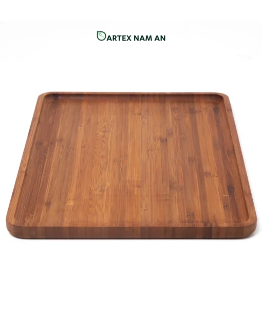 Premium-grade wholesale serving tray made from carbonized bamboo. Durable, eco-friendly, artisanal finish for HORECA, retail & home use. Bulk orders welcome.