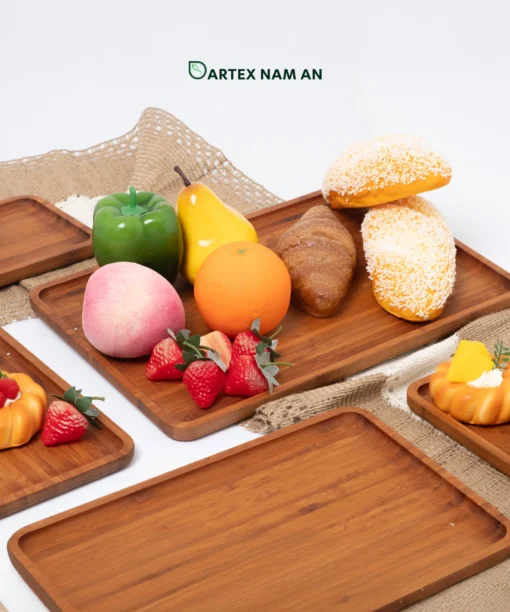 Premium-grade wholesale serving tray made from carbonized bamboo. Durable, eco-friendly design for HORECA, retail & home use. Bulk & custom orders welcome.