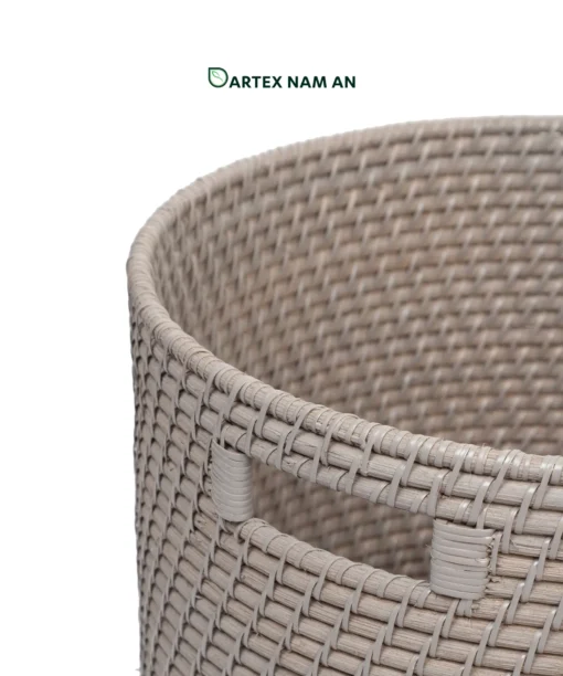 Source direct from a leading vietnam wholesaler. Our eco-friendly Wholesale Storage Basket 4-piece set is handwoven from premium-grade rattan with handles. High-quality artisanal bins for HORECA, offices, and home retail. Bulk ready.