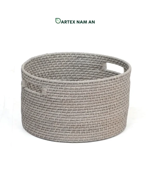 Source direct from a leading vietnam wholesaler. Our eco-friendly Wholesale Storage Basket 4-piece set is handwoven from premium-grade rattan with handles. High-quality artisanal bins for HORECA, offices, and home retail. Bulk ready.