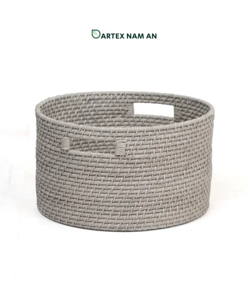 Source direct from a leading vietnam wholesaler. Our eco-friendly Wholesale Storage Basket 4-piece set is handwoven from premium-grade rattan with handles. High-quality artisanal bins for HORECA, offices, and home retail. Bulk ready.