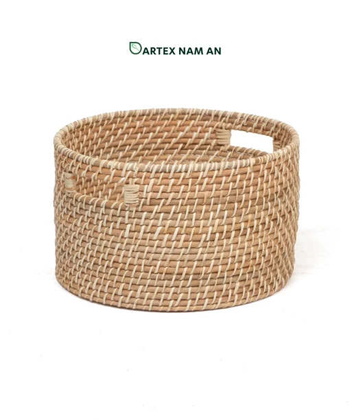 Expand your inventory with our Rattan Wholesale Storage Basket set of 4. Handwoven from natural rattan, this rattan storage basket and woven storage basket collection offers a durable, nesting rattan basket solution for HORECA amenities, offices, and home retail. Bulk order ready.