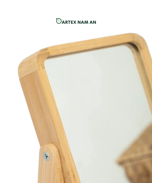 Streamline vanity and counter organization with our natural bamboo Wholesale Storage Box. Features 2 pull-out drawers and a swiveling mirror for cosmetics, jewelry, and HORECA guest rooms. Bulk ready.